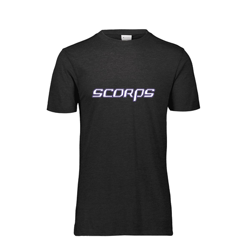 [FTSCUBBK-YS-LOGO2] Decker Youth Tri-Blend T-Shirt - Short Sleeve (Youth S, Black, Logo 2)