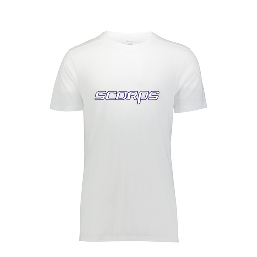 [FTSCUBWH-AS-LOGO2] Decker Men's Tri-Blend T-Shirt - Short Sleeve (Adult S, White, Logo 2)